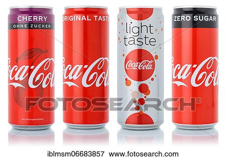 Coca Cola Coca-Cola products lemonade soft drink beverage in can cutout isolated against a white background in Germany View Large Photo Image Stock Photo - Coca Cola Coca-Cola products lemonade soft drink beverage in can cutout isolated against a white background in Germany. Fotosearch