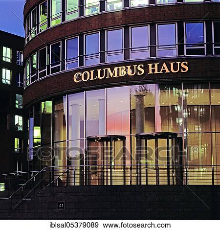 Columbus House in the HafenCity of Hamburg, Germany, Europe View Large Photo Image Stock Photo - Columbus House in the HafenCity of Hamburg, Germany, Europe. Fotosearch