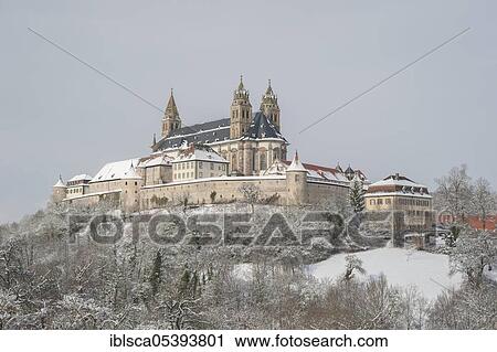 Stock Image - Comburg, Schwäbisch Hall, Hohenloher Land, Baden-Württemberg, Heilbronn-Franconia, Germany, Europe. Fotosearch