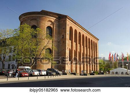 Constantine Basilica, Rhineland-Palatinate, Roman, Aula Palatina, Trier, Constantine Basilica, Germany, Europe View Large Photo Image Stock Photography - Constantine Basilica, Rhineland-Palatinate, Roman, Aula Palatina, Trier, Constantine Basilica, Germany, Europe. Fotosearch