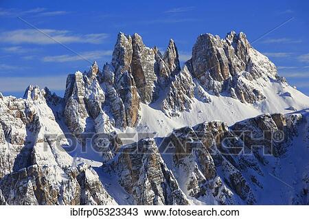 Stock Image - Croda da Lago, Dolomites, South Tyrol, Italy, Europe. Fotosearch