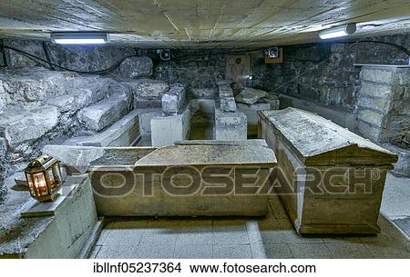 Picture - Crypt, Lazarus Church, Larnaca, Cyprus, Europe. Fotosearch