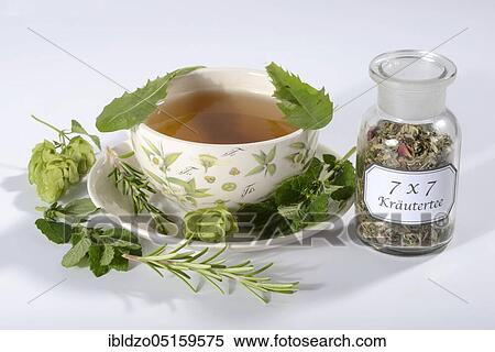 Cup 7 x 7 herbal tea, 49 ingredients from herbs, seeds, spices, roots, flowers View Large Photo Image Stock Photography - Cup 7 x 7 herbal tea, 49 ingredients from herbs, seeds, spices, roots, flowers. Fotosearch