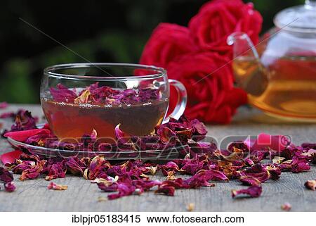 Cup rose tea and dried rose petal tea, rose petal tea View Large Photo Image Stock Photography - Cup rose tea and dried rose petal tea, rose petal tea. Fotosearch