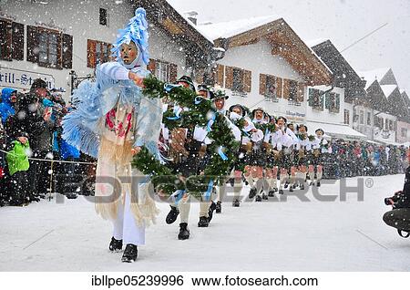 Customs, tradition, carnival, bell stirrer, winter, Mittenwald, Bavaria View Large Photo Image Stock Photograph - Customs, tradition, carnival, bell stirrer, winter, Mittenwald, Bavaria. Fotosearch