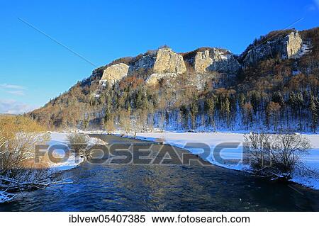 Danube, winter, Hausen im Tal, Upper Danube nature park Park, Baden-Württemberg, Germany, Europe View Large Photo Image Stock Photography - Danube, winter, Hausen im Tal, Upper Danube nature park Park, Baden-Württemberg, Germany, Europe. Fotosearch