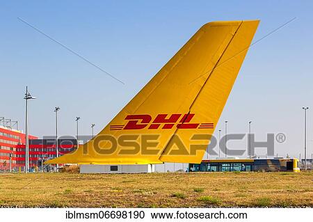 DHL Hub Leipzig Airport Halle LEJ Airport Aircraft vertical tail, Leipzig, Germany, Europe View Large Photo Image Stock Image - DHL Hub Leipzig Airport Halle LEJ Airport Aircraft vertical tail, Leipzig, Germany, Europe. Fotosearch