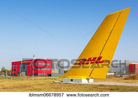 DHL Hub Leipzig Airport Halle LEJ Airport Aircraft vertical tail, Leipzig, Germany, Europe View Large Photo Image Stock Photo - DHL Hub Leipzig Airport Halle LEJ Airport Aircraft vertical tail, Leipzig, Germany, Europe. Fotosearch