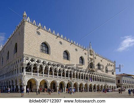 Doge's Palace, Piazza San Marco, Venice, Veneto, Italy, Europe View Large Photo Image Stock Photo - Doge's Palace, Piazza San Marco, Venice, Veneto, Italy, Europe. Fotosearch