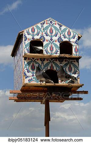 Dovecote with tiles from Avanos, Cappadocia, Anatolia, Turkey, Asia View Large Photo Image Picture - Dovecote with tiles from Avanos, Cappadocia, Anatolia, Turkey, Asia. Fotosearch