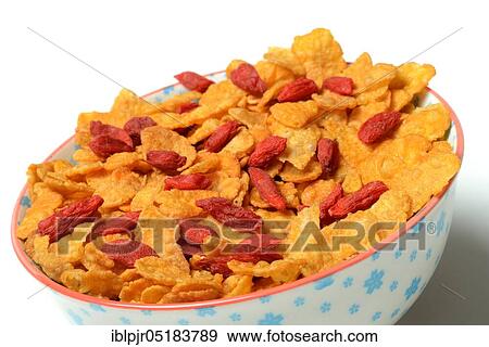 Dried Fenugreekon cornflakes, bowl (Lycium barbarum), breakfast View Large Photo Image Stock Photo - Dried Fenugreekon cornflakes, bowl (Lycium barbarum), breakfast. Fotosearch