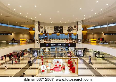 Duty Free Shops in Beirut Airport Terminal, Lebanon, Asia View Large Photo Image Stock Photo - Duty Free Shops in Beirut Airport Terminal, Lebanon, Asia. Fotosearch