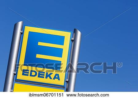 Edeka logo symbol sign supermarket text free space copyspace food store shop in germany View Large Photo Image Stock Image - Edeka logo symbol sign supermarket text free space copyspace food store shop in germany. Fotosearch