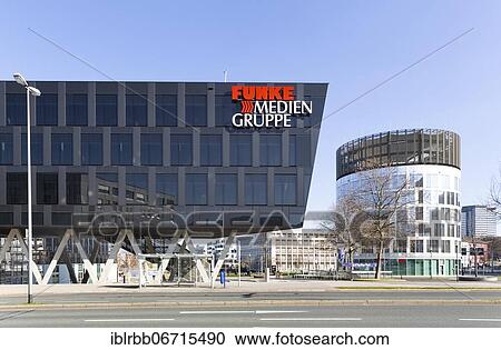 Stock Image - Editorial and Publishing House of the Funke Media Group, Essen, Ruhr Area, North Rhine-Westphalia, Germany, Europe. Fotosearch