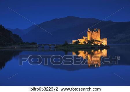 Stock Image - Eilean Donan Castle, Scotland, Great Britain. Fotosearch