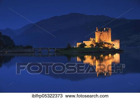 Stock Image - Eilean Donan Castle, Scotland, Great Britain. Fotosearch