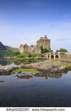 Stock Image - Eilean Donan Castle, Scotland, Great Britain. Fotosearch