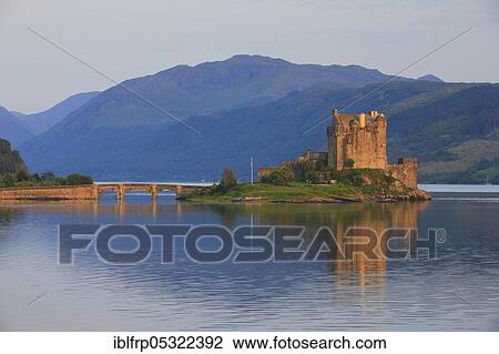 Stock Image - Eilean Donan Castle, Scotland, Great Britain. Fotosearch