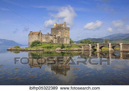 Stock Photo - Eilean Donan Castle, Scotland, Great Britain. Fotosearch