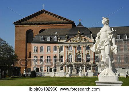 Electoral Palace with Constantine Basilica, Aula Palatina, Trier, Constantine Basilica, Rhineland-Palatinate, Germany, Europe View Large Photo Image Stock Image - Electoral Palace with Constantine Basilica, Aula Palatina, Trier, Constantine Basilica, Rhineland-Palatinate, Germany, Europe. Fotosearch