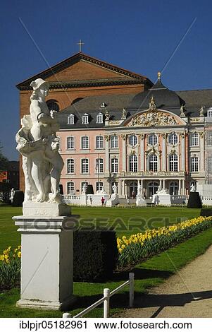 Electoral Palace with Constantine Basilica, Aula Palatina, Trier, Constantine Basilica, Rhineland-Palatinate, Germany, Europe View Large Photo Image Stock Image - Electoral Palace with Constantine Basilica, Aula Palatina, Trier, Constantine Basilica, Rhineland-Palatinate, Germany, Europe. Fotosearch