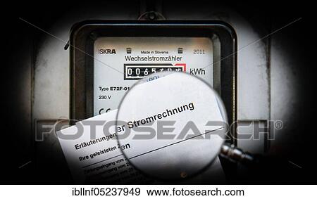 Electricity meter, electricity bill, electricity consumption, electricity costs View Large Photo Image Stock Photo - Electricity meter, electricity bill, electricity consumption, electricity costs. Fotosearch