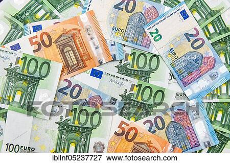 Stock Photo - Euro notes. Fotosearch