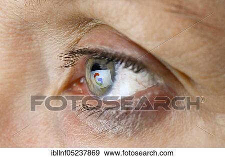 Eye, Logo Google View Large Photo Image Stock Photo - Eye, Logo Google. Fotosearch