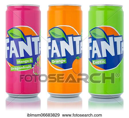 Fanta lemonade soft drink beverages in beverage cans cutout on white background, Germany, Europe View Large Photo Image Stock Photo - Fanta lemonade soft drink beverages in beverage cans cutout on white background, Germany, Europe. Fotosearch