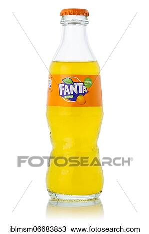 Fanta Orange lemonade soft drink beverage bottle cutout isolated against a white background in Germany View Large Photo Image Stock Image - Fanta Orange lemonade soft drink beverage bottle cutout isolated against a white background in Germany. Fotosearch