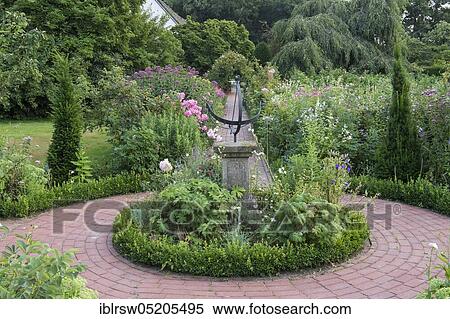 Stock Photography - Farmer's garden, Berges family, Hof Averesch, Elsten, Oldenburger Münsterland, Lower Saxony, Germany, Europe. Fotosearch