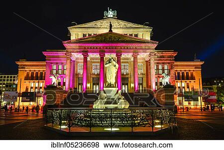 Festival of Lights, Concert Hall, Gendarmenmarkt, Mitte, Berlin, Germany, Europe View Large Photo Image Stock Photo - Festival of Lights, Concert Hall, Gendarmenmarkt, Mitte, Berlin, Germany, Europe. Fotosearch