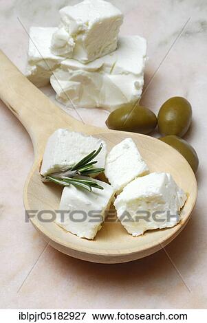 Stock Photo - Feta, feta cheese, sheep cheese, brine cheese, sheep cheese, feta cheese, brine cheese. Fotosearch
