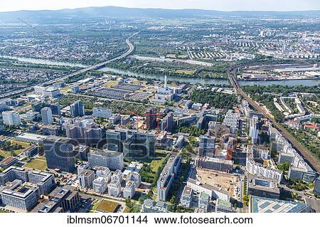 Frankfurt Niederrad office city aerial view building Taunus city, Frankfurt, Germany, Europe View Large Photo Image Picture - Frankfurt Niederrad office city aerial view building Taunus city, Frankfurt, Germany, Europe. Fotosearch
