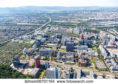 Frankfurt Niederrad office city aerial view highway A5 building city, Frankfurt, Germany, Europe View Large Photo Image Picture - Frankfurt Niederrad office city aerial view highway A5 building city, Frankfurt, Germany, Europe. Fotosearch