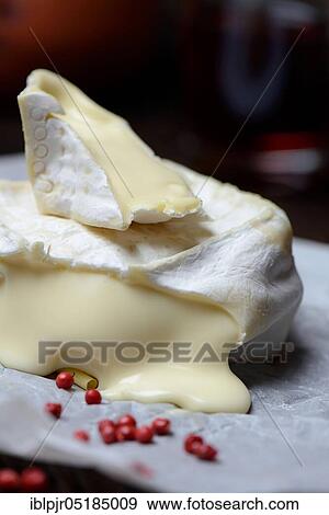 French soft cheese, Pave d'affinois, cut, sliced View Large Photo Image Stock Photo - French soft cheese, Pave d'affinois, cut, sliced. Fotosearch