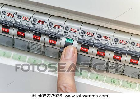 Fuse panelFuse box, circuit breaker, fuses View Large Photo Image Stock Photograph - Fuse panelFuse box, circuit breaker, fuses. Fotosearch