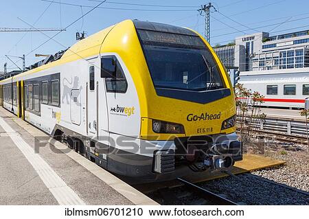 Go-Ahead train railway Stadler FLIRT 3 regional train in Stuttgart main station, Stuttgart, Germany, Europe View Large Photo Image Stock Image - Go-Ahead train railway Stadler FLIRT 3 regional train in Stuttgart main station, Stuttgart, Germany, Europe. Fotosearch