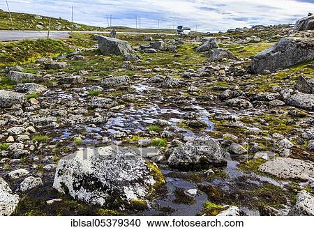 Stock Image - Hardangervidda National Park, Norway, Europe. Fotosearch