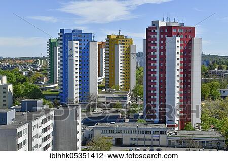 High-rise buildings, Magistratsweg and Obstallee, Obstallee-Siedlung and Rudolf-Wissel-Siedlung, Staaken, Spandau, Berlin, Germany, Europe View Large Photo Image Stock Image - High-rise buildings, Magistratsweg and Obstallee, Obstallee-Siedlung and Rudolf-Wissel-Siedlung, Staaken, Spandau, Berlin, Germany, Europe. Fotosearch