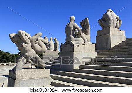 Human figures in granite, granite sculptures, Vigelandpark in Frognerpark, Oslo, Norway, Europe View Large Photo Image Stock Image - Human figures in granite, granite sculptures, Vigelandpark in Frognerpark, Oslo, Norway, Europe. Fotosearch