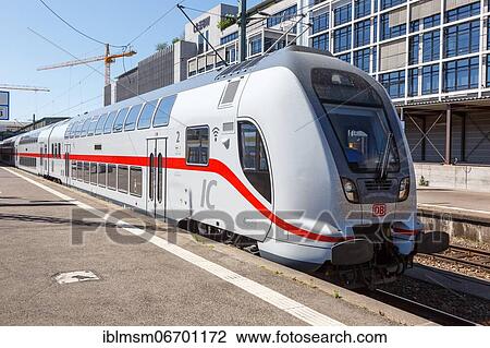 IC2 Intercity 2 train double-decker train in Stuttgart main station, Stuttgart, Germany, Europe View Large Photo Image Stock Image - IC2 Intercity 2 train double-decker train in Stuttgart main station, Stuttgart, Germany, Europe. Fotosearch