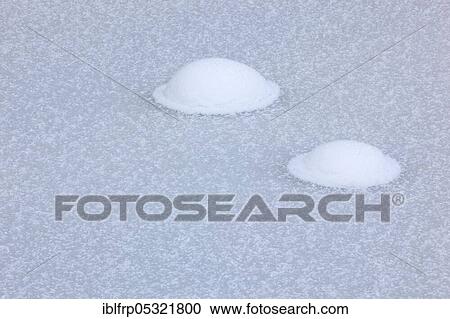 Stock Image - Ice, frozen lake, Switzerland, Europe. Fotosearch