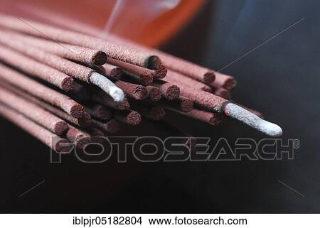 Picture - Incense sticks, aromatherapy, fragrance. Fotosearch