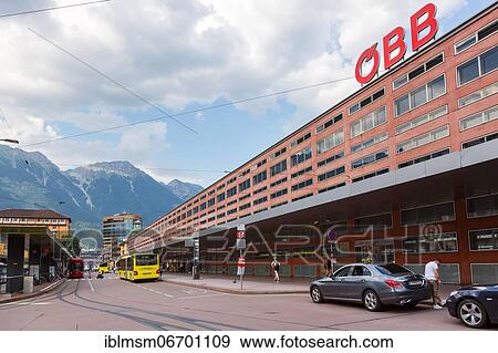 Innsbruck Central Station ÖBB Austrian Federal Railways, Innsbruck, Austria, Europe View Large Photo Image Stock Photo - Innsbruck Central Station ÖBB Austrian Federal Railways, Innsbruck, Austria, Europe. Fotosearch