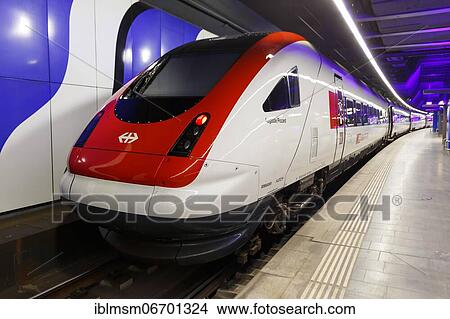 InterCity train at Zurich Airport (ZRH) station in the, Zurich, Switzerland, Europe View Large Photo Image Picture - InterCity train at Zurich Airport (ZRH) station in the, Zurich, Switzerland, Europe. Fotosearch