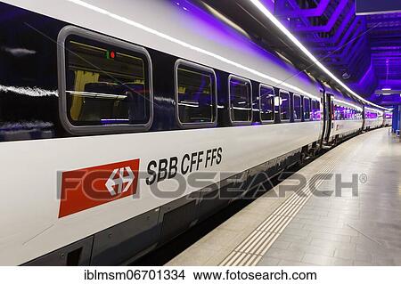 InterCity train at Zurich Airport (ZRH) station in the, Zurich, Switzerland, Europe View Large Photo Image Picture - InterCity train at Zurich Airport (ZRH) station in the, Zurich, Switzerland, Europe. Fotosearch
