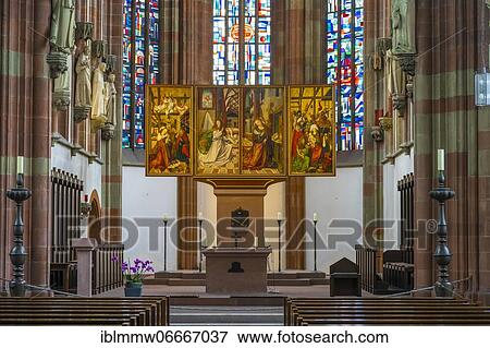 Interior, altar of the Marienkapelle, market place, Würzburg, Franconia, Bavaria, Germany, Europe View Large Photo Image Stock Photo - Interior, altar of the Marienkapelle, market place, Würzburg, Franconia, Bavaria, Germany, Europe. Fotosearch
