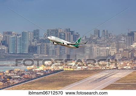 Iraqi Airways Boeing 737-800 aircraft with registration YI-ASR takes off from Beirut Airport, Lebanon, Asia View Large Photo Image Stock Image - Iraqi Airways Boeing 737-800 aircraft with registration YI-ASR takes off from Beirut Airport, Lebanon, Asia. Fotosearch
