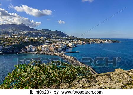 Ischia Ponte, Island of Ischia, Italy, Europe View Large Photo Image Stock Photo - Ischia Ponte, Island of Ischia, Italy, Europe. Fotosearch